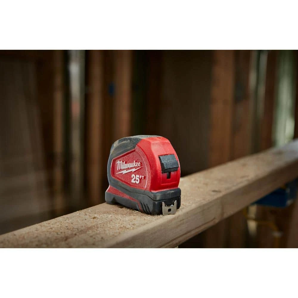 Milwaukee 25 ft. Compact Tape Measure 4 Milwaukee 25 ft. Compact Tape Measure - Image 4
