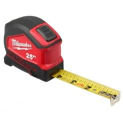 Milwaukee 25 ft. Compact Auto Lock Tape Measure -Hand Tools Sales Store milwaukee tape measures 48 22 6825 1d 1000
