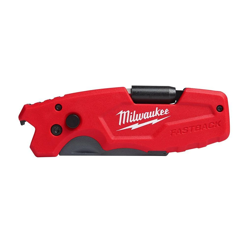 Milwaukee FASTBACK 6-in-1 Folding Utility Knife with General Purpose Blade and 7 in. Rafter Square 11 Milwaukee FASTBACK 6-in-1 Folding Utility Knife with General Purpose Blade and 7 in. Rafter Square - Image 11