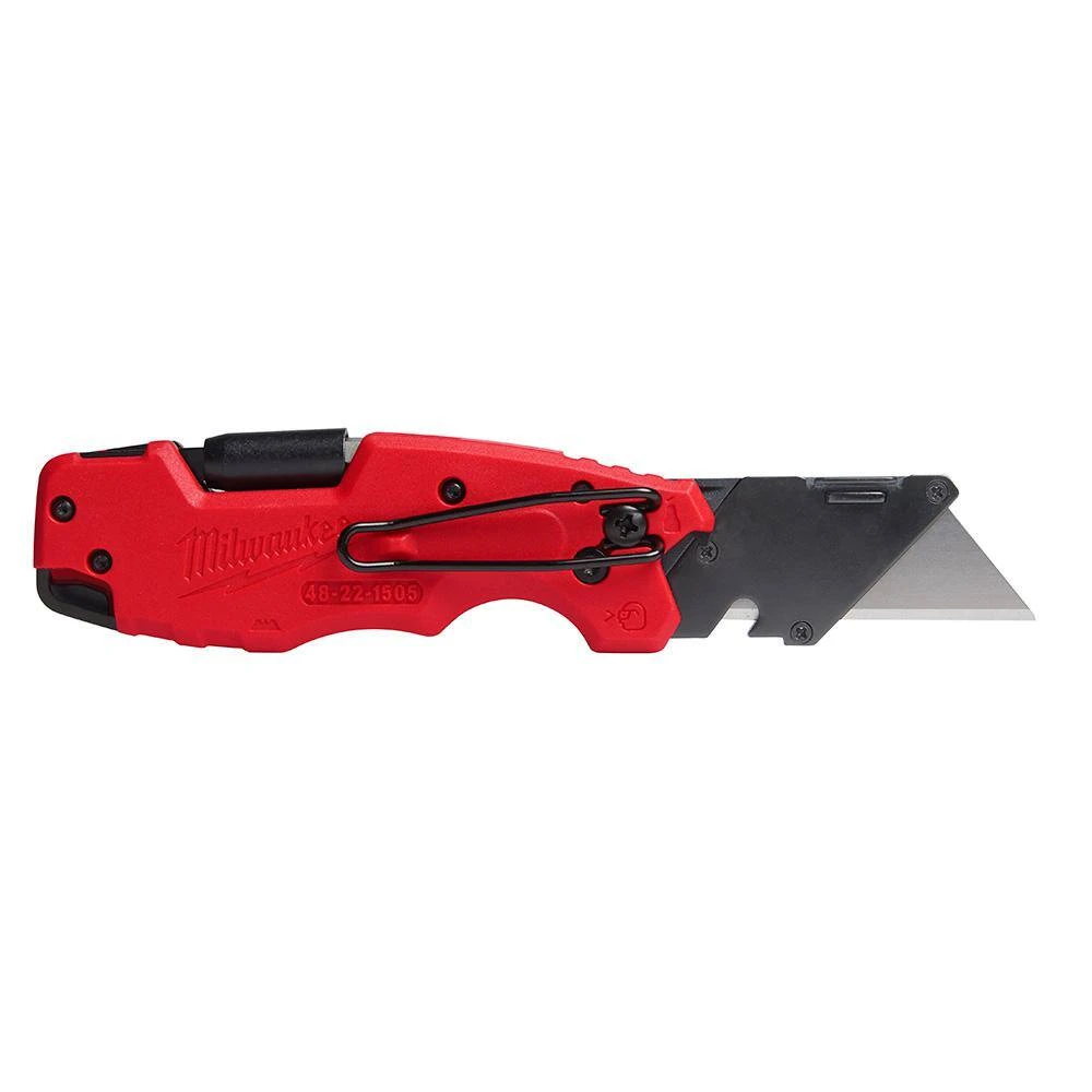 Milwaukee FASTBACK 6-in-1 Folding Utility Knife with General Purpose Blade and 7 in. Rafter Square 13 Milwaukee FASTBACK 6-in-1 Folding Utility Knife with General Purpose Blade and 7 in. Rafter Square - Image 13