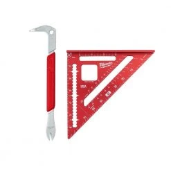 Milwaukee 12 in. Nail Puller with Dimpler and 7 in. Rafter Square