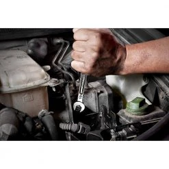 Milwaukee Combination Metric Wrench Mechanics Tool Set (11-Piece) -Hand Tools Sales Store milwaukee wrench sets 48 22 9511 1f 1000