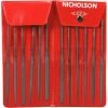Nicholson 5-1/2 in. X.F Swiss Pattern Needle File Assortment Set - Cut 0