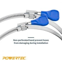 POWERTEC 2-1/2 in. Key Hose Clamp (5-Pack) -Hand Tools Sales Store powertec clamps 70127 4f 1000