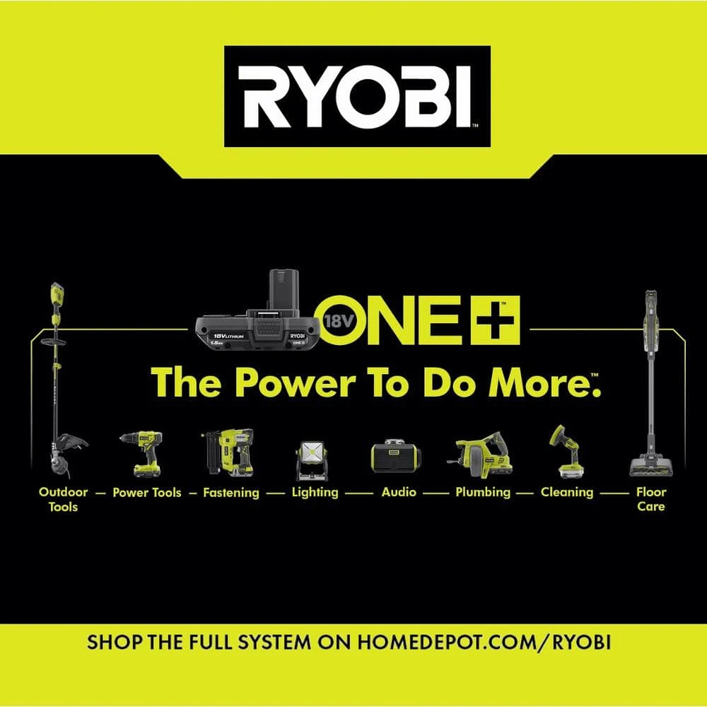 RYOBI ONE+ 18V Cordless Full Size Glue Gun (Tool-Only) with 3 General Purpose Glue Sticks 12 RYOBI ONE+ 18V Cordless Full Size Glue Gun (Tool-Only) with 3 General Purpose Glue Sticks - Image 12