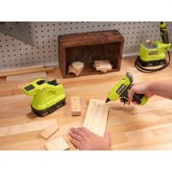 RYOBI ONE+ 18V Cordless Compact Glue Gun Kit with 1.5 Ah Battery and 18V Charger -Hand Tools Sales Store ryobi adhesives tape p306k1n c3 1000