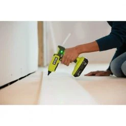 RYOBI ONE+ 18V Cordless Dual Temperature Glue Gun Kit with 2.0 Ah Battery and 18V Charger with FREE Glue Sticks (24-Piece) -Hand Tools Sales Store ryobi adhesives tape p307k1n a1932402 4f 1000