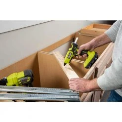 RYOBI ONE+ 18V Cordless Dual Temperature Glue Gun Kit with 2.0 Ah Battery and 18V Charger with FREE Glue Sticks (24-Piece) -Hand Tools Sales Store ryobi adhesives tape p307k1n a1932402 77 1000
