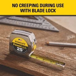 Stanley 25 ft. PowerLock Tape Measure -Hand Tools Sales Store stanley tape measures 33 425d 40 1000