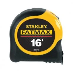 Stanley 16 ft. FATMAX Tape Measure -Hand Tools Sales Store stanley tape measures 33 716y 40 1000