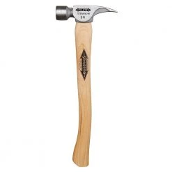 Stiletto 14 oz. Titanium Milled Face Hammer with 18 in. Curved Hickory Handle -Hand Tools Sales Store stiletto claw hammers ti14mc fa 1000 1