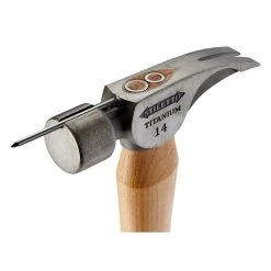Stiletto 14 Oz. Titanium Smooth Face Hammer with 18 in. Curved Hickory Handle -Hand Tools Sales Store stiletto claw hammers ti14sc 1f 1000